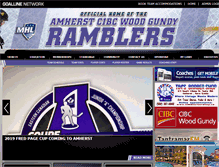 Tablet Screenshot of amherstramblers.com